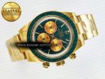 Rolex Daytona YG ADGF Best Edition Green/YG Dial on YG Bracelet A7750 - Görsel 8