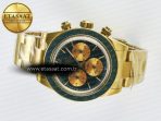 Rolex Daytona YG ADGF Best Edition Green/YG Dial on YG Bracelet A7750 - Görsel 9