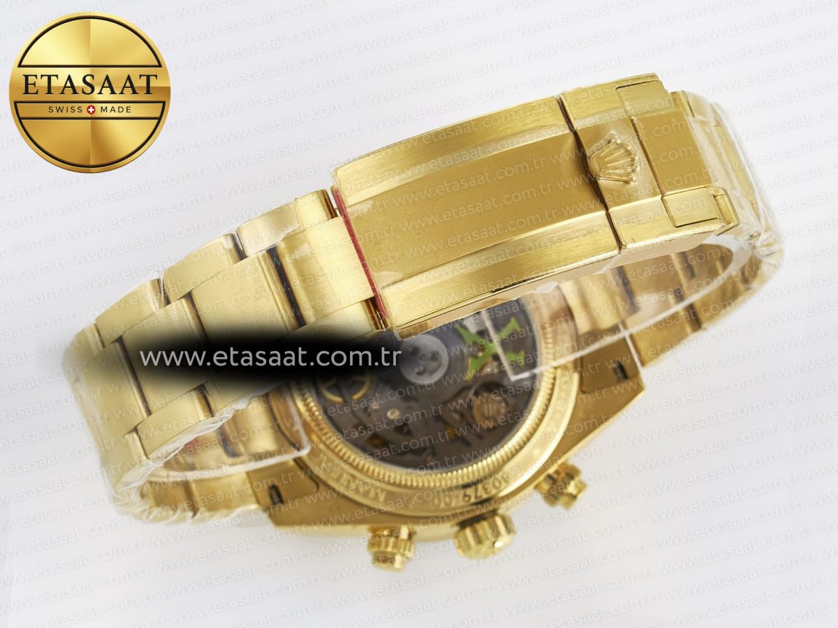 Rolex Daytona YG ADGF Best Edition YG/White Dial on YG Bracelet A7750 - Görsel 17