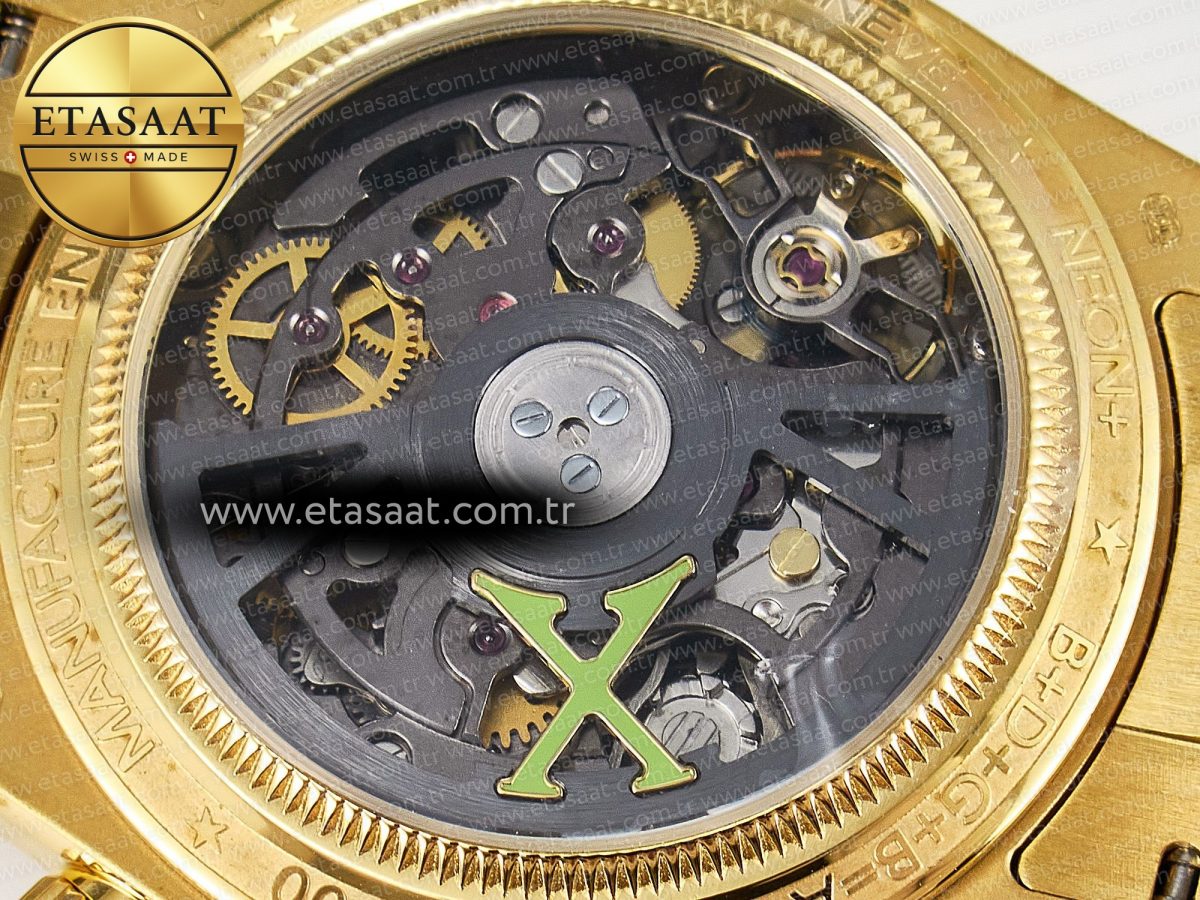 Rolex Daytona YG ADGF Best Edition YG/White Dial on YG Bracelet A7750 - Görsel 19