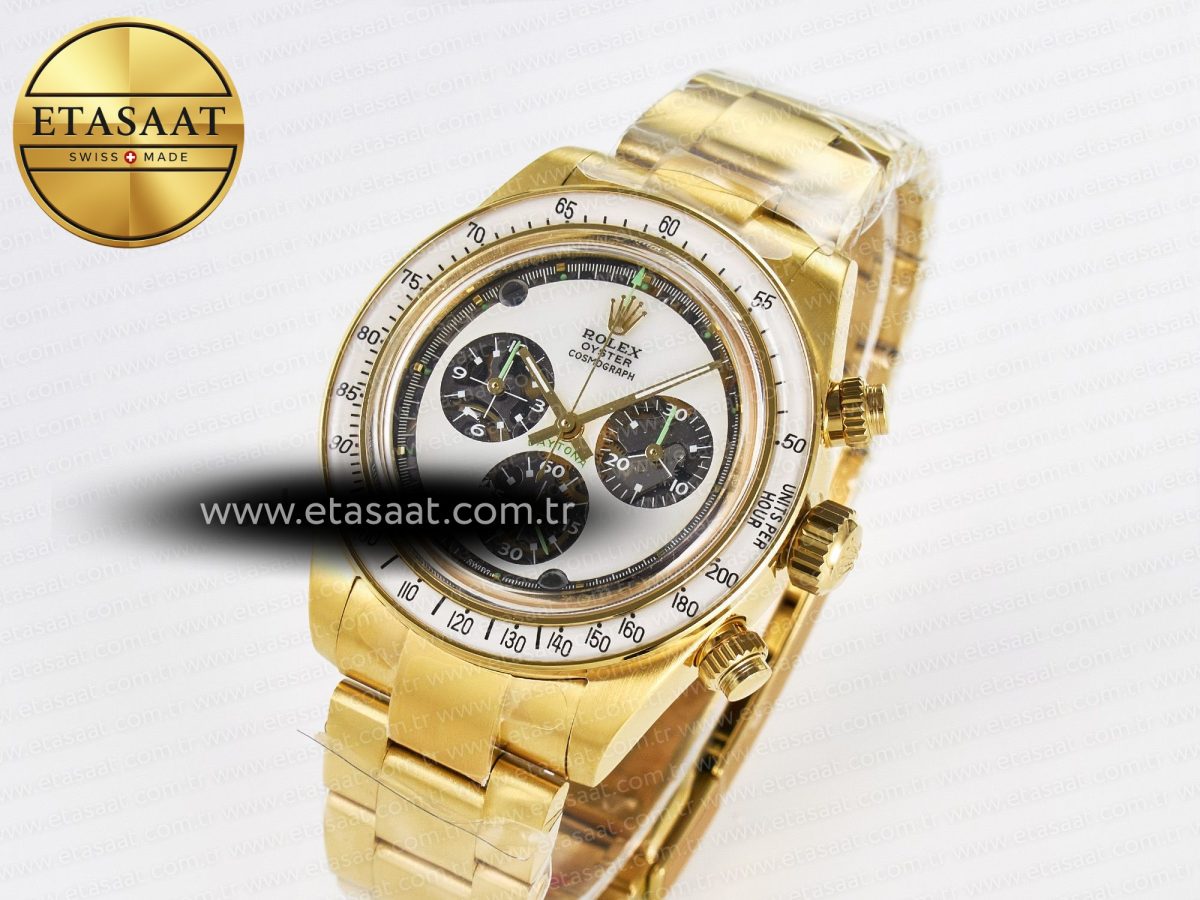 Rolex Daytona YG ADGF Best Edition YG/White Dial on YG Bracelet A7750 - Görsel 2