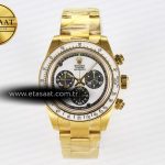 Rolex Daytona YG Adgf YG/Beyaz Kadran Bilezik A7750 Eta Saat - Görsel 3 - 1:1 Süper Klon Saat
