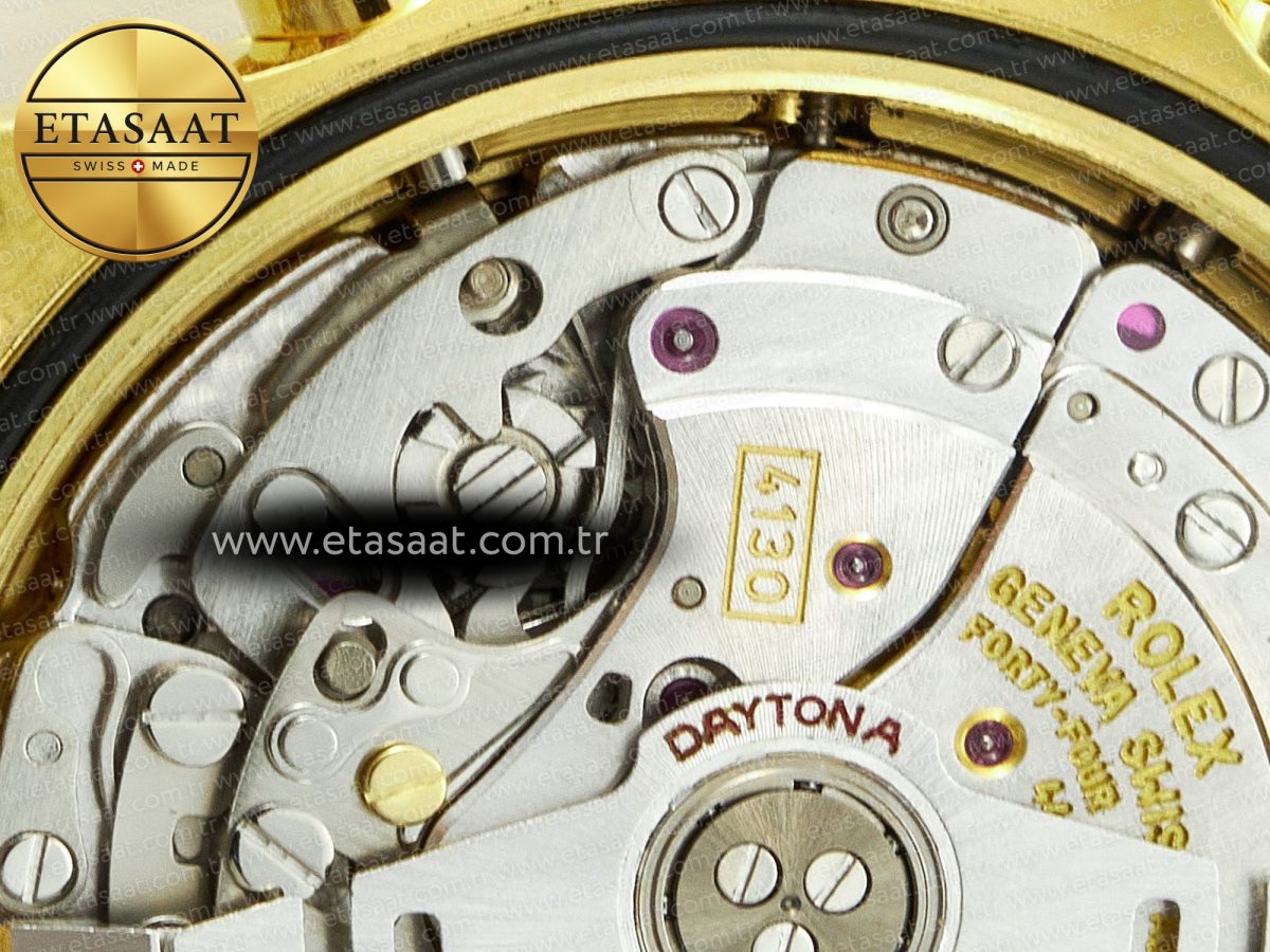 Rolex Daytona YG Noob Best Edition Green/White Dial on YG Oyster Bracelet SA4130 - Görsel 21