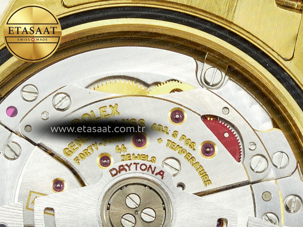 Rolex Daytona YG Noob Best Edition Green/White Dial on YG Oyster Bracelet SA4130 - Görsel 22