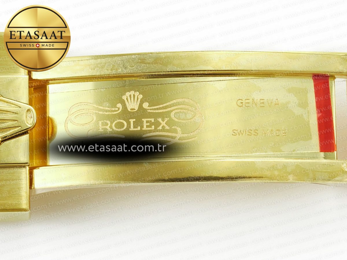 Rolex Daytona YG Noob Best Edition Green/White Dial on YG Oyster Bracelet SA4130 - Görsel 29