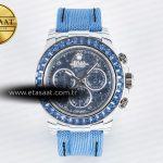 Rolex Daytona Zif Remould Beyaz Karbon Getf Mavi Eta Saat - Görsel 3 - 1:1 Süper Klon Saat