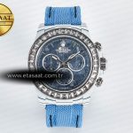 Rolex Daytona Zif Remould Beyaz Karbon Getf Mavi DD4802 Eta Saat - Görsel 3 - 1:1 Süper Klon Saat
