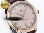 Omega De Ville Date Brown On Diamonds A8800 - Görsel 5