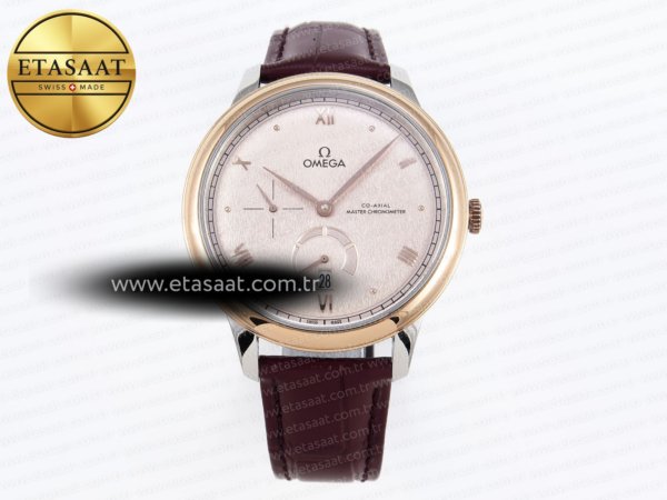 Omega De Ville Güç Rezervi Kahve A8810 Eta Saat - 1:1 Süper Klon Replika Saat