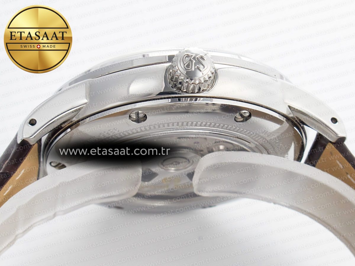 Grand Seiko Elegance SBGR261 SS GSF 1:1 Best Edition Cream Dial on Brown Leather Strap NH34 - Görsel 15