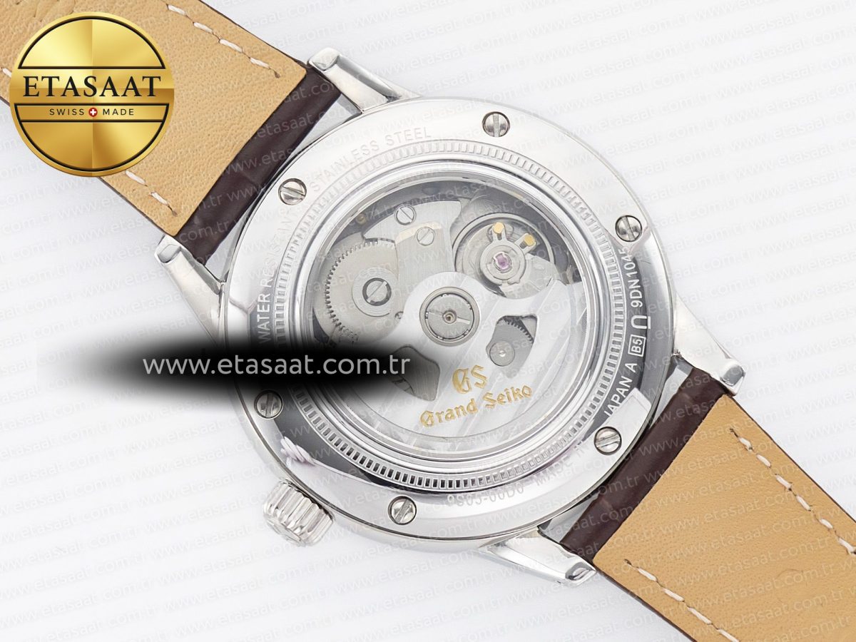 Grand Seiko Elegance SBGR261 SS GSF 1:1 Best Edition Cream Dial on Brown Leather Strap NH34 - Görsel 17