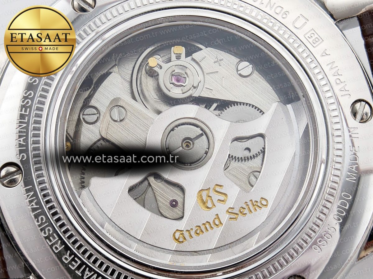 Grand Seiko Elegance SBGR261 SS GSF 1:1 Best Edition Cream Dial on Brown Leather Strap NH34 - Görsel 19