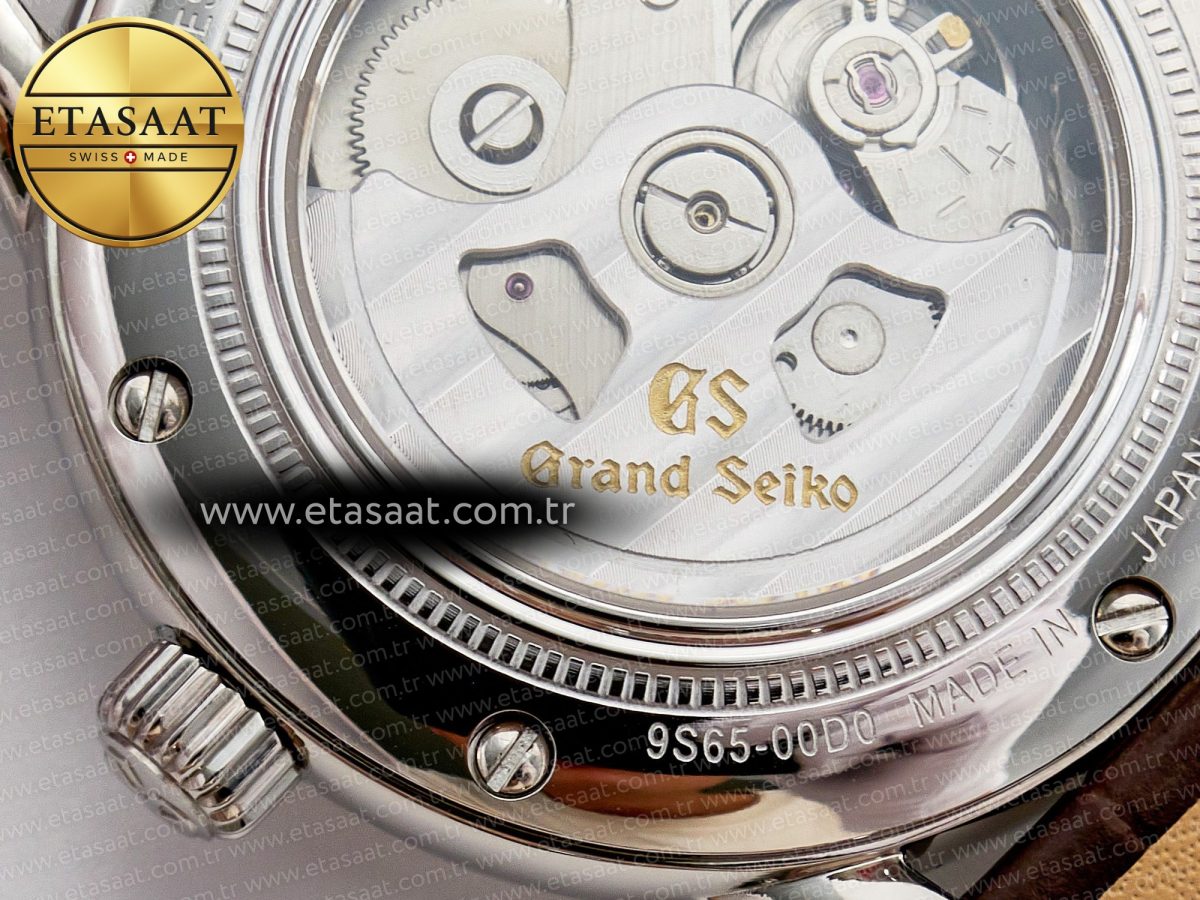 Grand Seiko Elegance SBGR261 SS GSF 1:1 Best Edition Cream Dial on Brown Leather Strap NH34 - Görsel 20