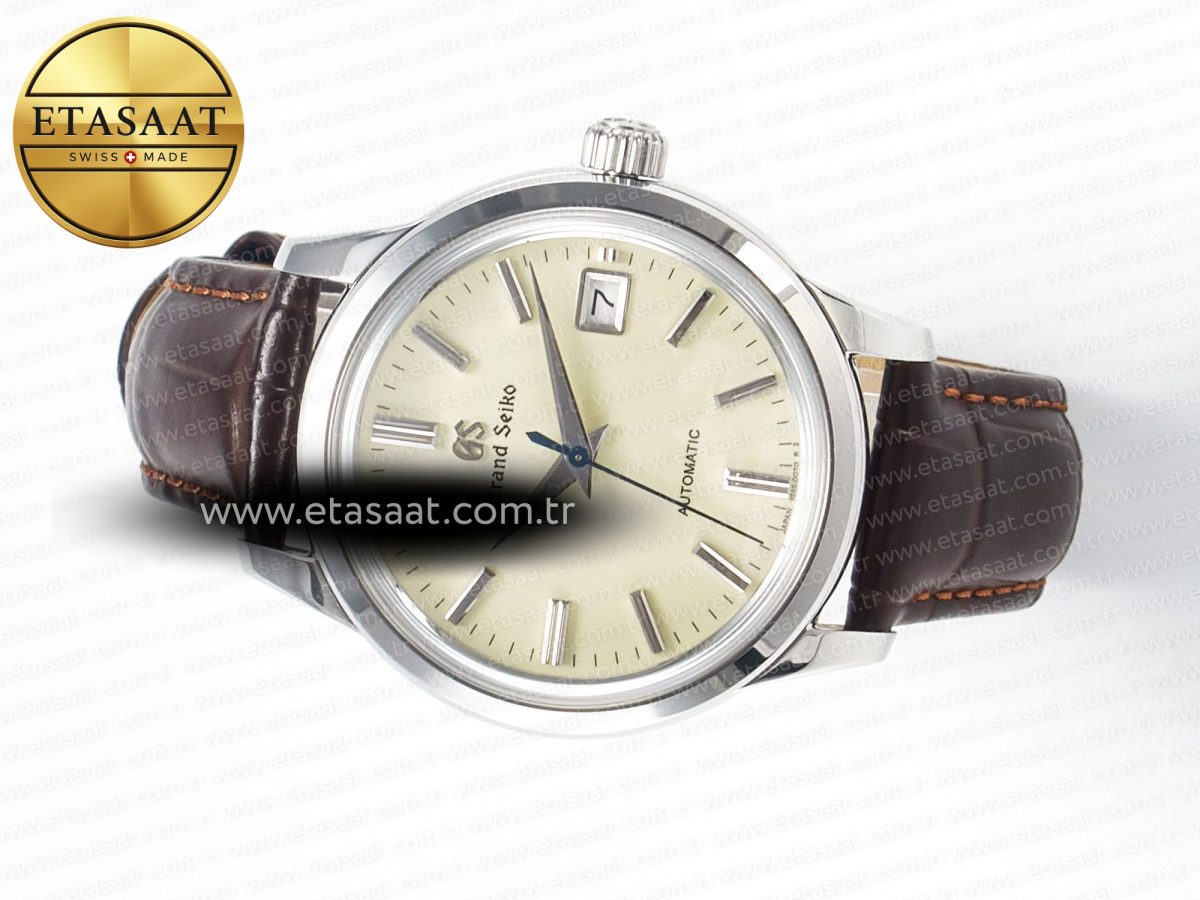 Grand Seiko Elegance SBGR261 SS GSF 1:1 Best Edition Cream Dial on Brown Leather Strap NH34 - Görsel 9