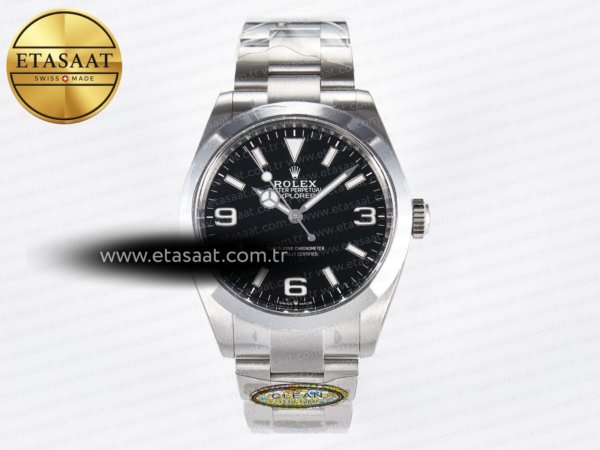 Rolex Explorer 224270 40mm Clean Bilezik VR3230 Eta Saat - 1:1 Süper Klon Replika Saat