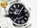 Rolex Explorer 36 904L Steel KRF 1:1 Best Edition Black Dial on SS Bracelet A2824 V2 - Görsel 5