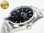 Rolex Explorer 36 904L Steel KRF 1:1 Best Edition Black Dial on SS Bracelet A2824 V2 - Görsel 6
