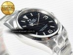 Rolex Explorer 36 904L Steel KRF 1:1 Best Edition Black Dial on SS Bracelet A2824 V2 - Görsel 7
