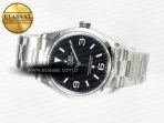 Rolex Explorer 36 904L Steel KRF 1:1 Best Edition Black Dial on SS Bracelet A2824 V2 - Görsel 9