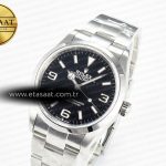 Rolex Explorer 36 904L Steel KRF 1:1 Best Edition Black Dial on SS Bracelet PT5000 V2