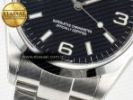Rolex Explorer 36 904L Steel KRF 1:1 Best Edition Black Dial on SS Bracelet PT5000 V2 - Görsel 12