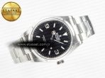 Rolex Explorer 36 904L Steel KRF 1:1 Best Edition Black Dial on SS Bracelet PT5000 V2 - Görsel 8
