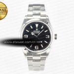 Rolex Explorer 36 KRF Siyah Kadran Bilezik SW200 V2 Eta Saat - Görsel 3 - 1:1 Süper Klon Saat