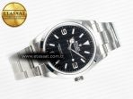 Rolex Explorer 36 904L Steel KRF 1:1 Best Edition Black Dial on SS Bracelet SW200 V2 - Görsel 8