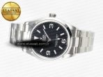 Rolex Explorer 36 904L Steel KRF 1:1 Best Edition Black Dial on SS Bracelet SW200 V2 - Görsel 9