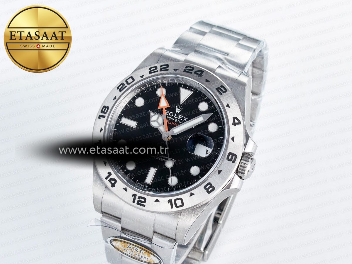 Rolex Explorer II 42mm 226570 904L SS ARF 1:1 Best Edition Black Dial on Bracelet SH3285 - Görsel 1