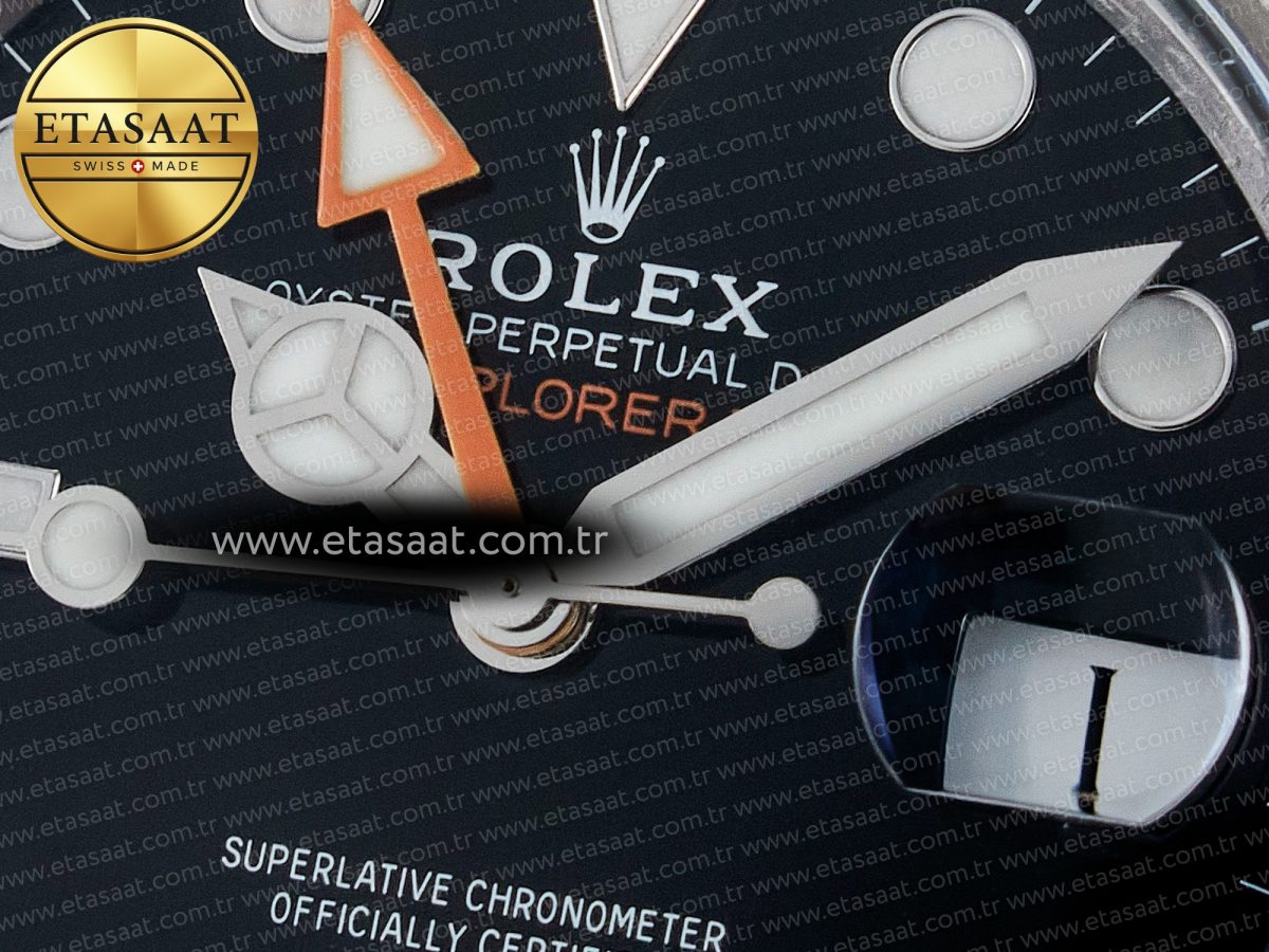 Rolex Explorer II 42mm 226570 904L SS ARF 1:1 Best Edition Black Dial on Bracelet SH3285 - Görsel 10
