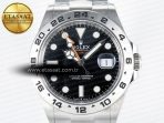 Rolex Explorer II 42mm 226570 904L SS ARF 1:1 Best Edition Black Dial on Bracelet SH3285 - Görsel 4