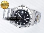 Rolex Explorer II 42mm 226570 904L SS ARF 1:1 Best Edition Black Dial on Bracelet SH3285 - Görsel 9