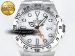 Rolex Explorer II 42mm 226570 904L SS ARF 1:1 Best Edition White Dial on Bracelet SH3285 - Görsel 4