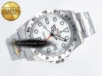 Rolex Explorer II 42mm 226570 904L SS ARF 1:1 Best Edition White Dial on Bracelet SH3285 - Görsel 9