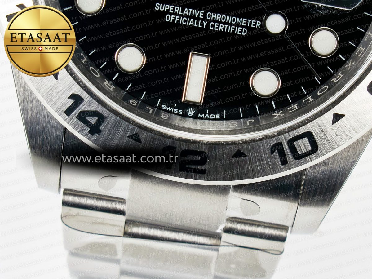 Rolex Explorer II 42mm 226570 904L SS Clean 1:1 Best Edition Black Dial on Bracelet DD3285 CHS - Görsel 13