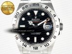 Rolex Explorer II 42mm 226570 904L SS Clean 1:1 Best Edition Black Dial on Bracelet DD3285 CHS - Görsel 4