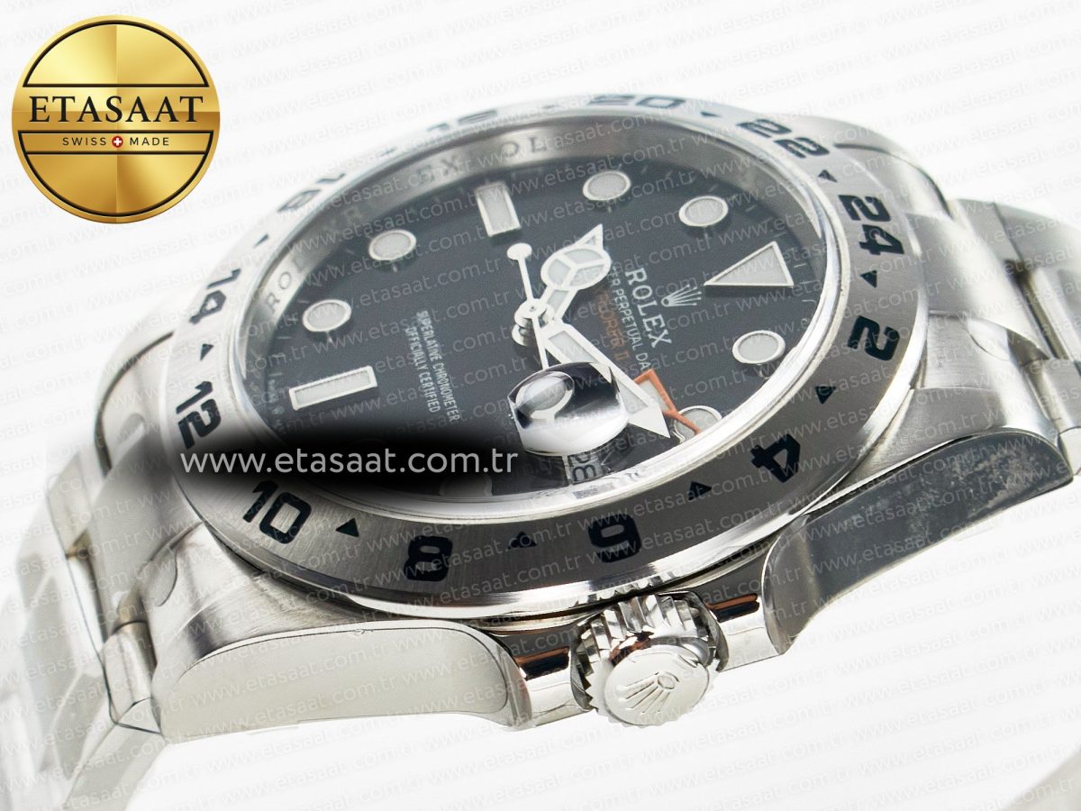 Rolex Explorer II 42mm 226570 904L SS Clean 1:1 Best Edition Black Dial on Bracelet DD3285 CHS - Görsel 6