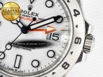 Rolex Explorer II 42mm 226570 904L SS Clean 1:1 Best Edition White Dial on Bracelet DD3285 CHS - Görsel 12