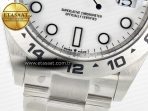 Rolex Explorer II 42mm 226570 904L SS Clean 1:1 Best Edition White Dial on Bracelet DD3285 CHS - Görsel 13