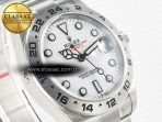 Rolex Explorer II 42mm 226570 904L SS Clean 1:1 Best Edition White Dial on Bracelet DD3285 CHS - Görsel 5