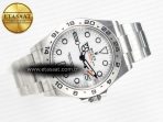 Rolex Explorer II 42mm 226570 904L SS Clean 1:1 Best Edition White Dial on Bracelet DD3285 CHS - Görsel 8