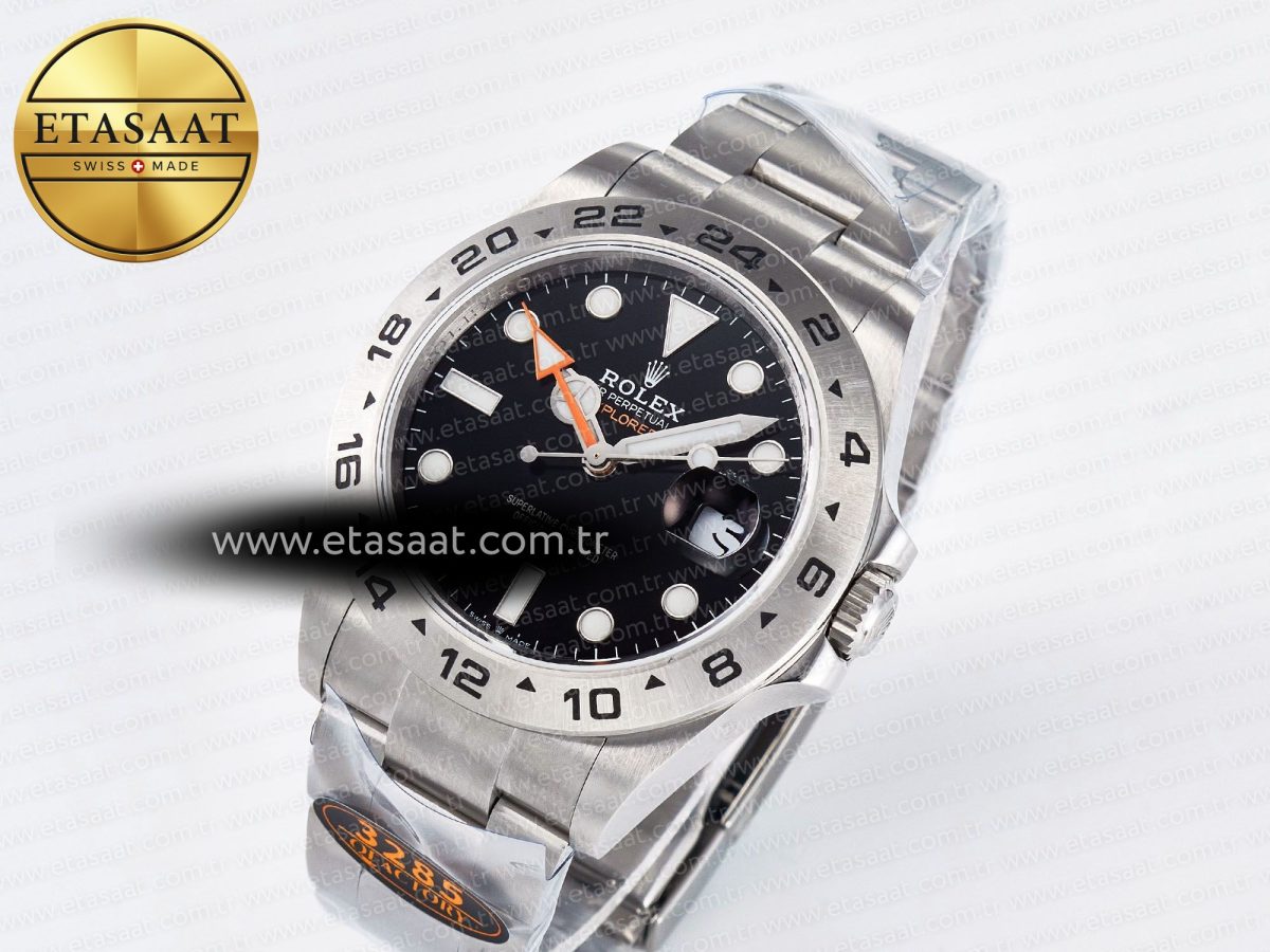 Rolex Explorer II 42mm 226570 904L Best Edition Black Dial on Bracelet SH3285-2 - Görsel 2