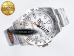 Rolex Explorer II 42mm 226570 904L White Dial on Bracelet SH3285-2 - Görsel 8