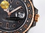 Rolex GMT Carbon DIWF Best Edition Black Carbon Dial Markers on Black Nylon Strap SA3186 - Görsel 12
