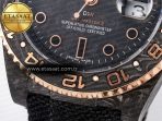 Rolex GMT Carbon DIWF Best Edition Black Carbon Dial Markers on Black Nylon Strap SA3186 - Görsel 13