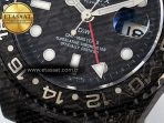 Rolex GMT Carbon DIWF Best Edition Black Carbon Dial SS Markers on Black Nylon Strap SA3285 - Görsel 13