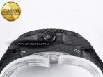 Rolex GMT Carbon DIWF Best Edition Black Carbon Dial SS Markers on Black Nylon Strap SA3285 - Görsel 15