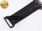 Rolex GMT Carbon DIWF Best Edition Black Carbon Dial SS Markers on Black Nylon Strap SA3285 - Görsel 25