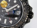 Rolex GMT Carbon Best Edition Black Carbon Dial Markers on White Nylon Strap SA3285 - Görsel 12
